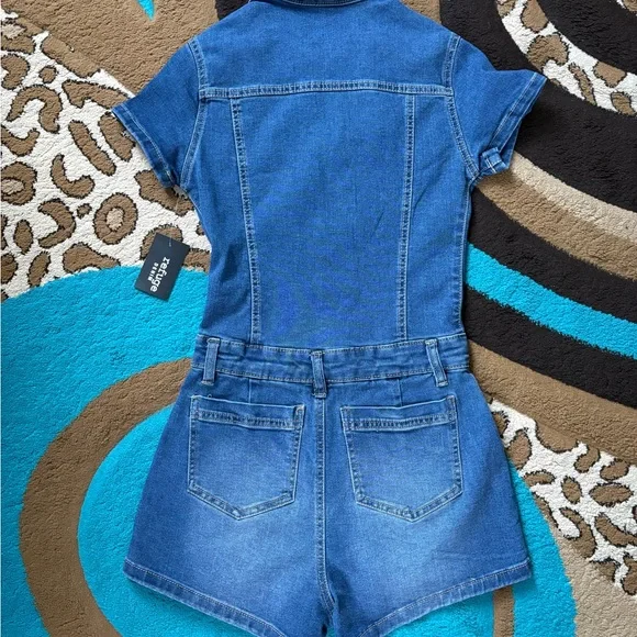 refuge DENIM Romper - Picture 10 of 10